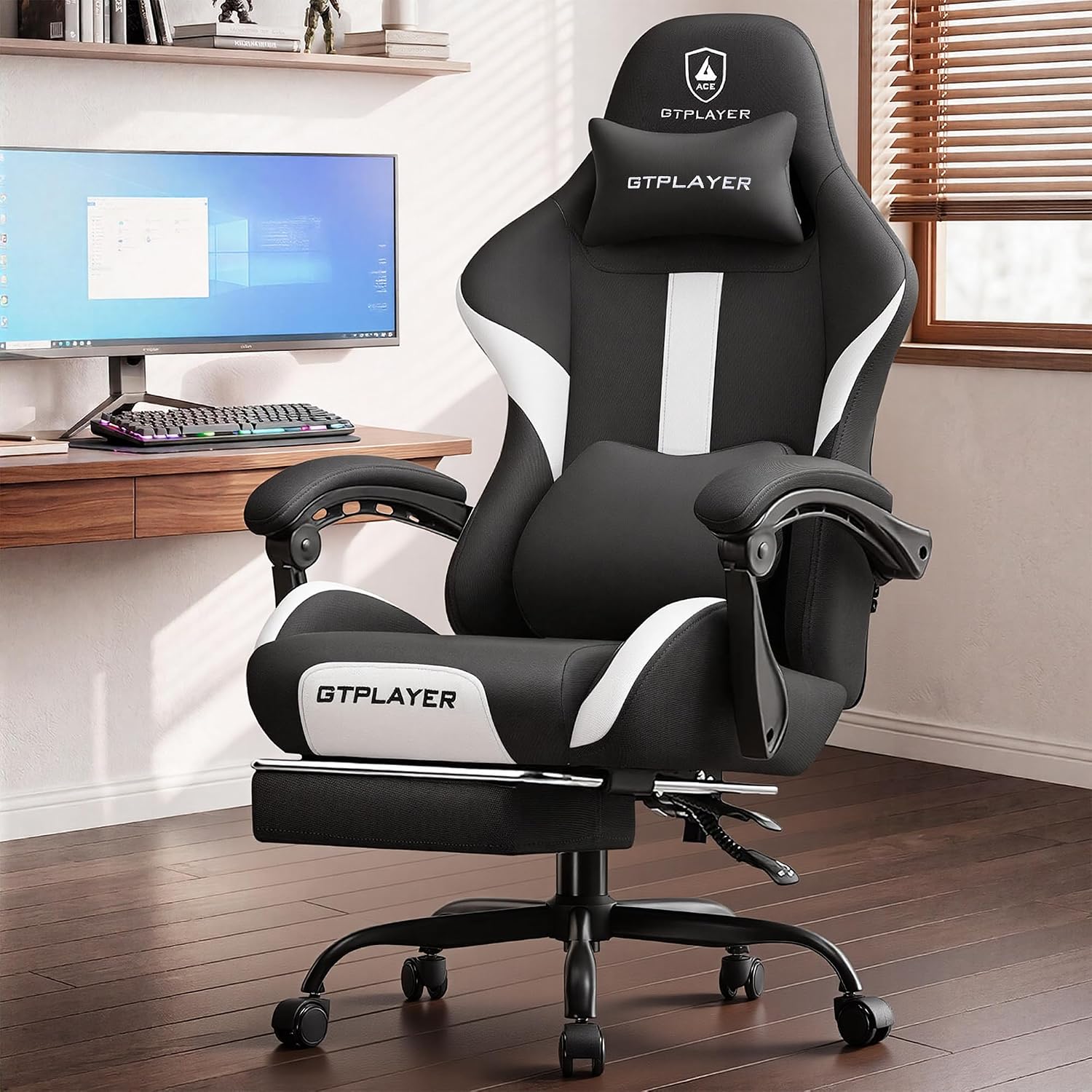 Office Chair Cushion - Silla de juego LUCKRACER, de gran