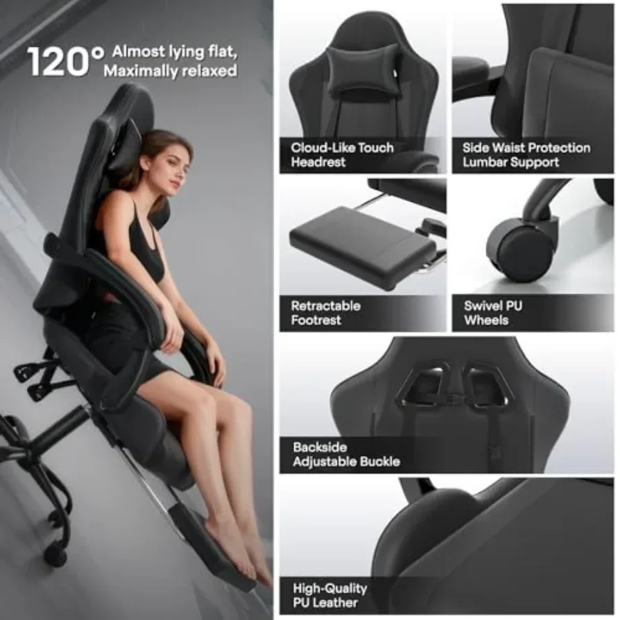 Silla ergonómica para videojue - Office Chair reseña y precio