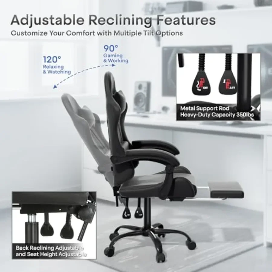Silla ergonómica para videojue - Office Chair reseña y precio