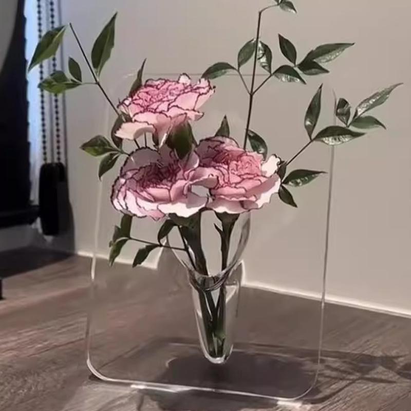 ·Nuevo florero de acrílico tra - Bookshelf reseña y precio
