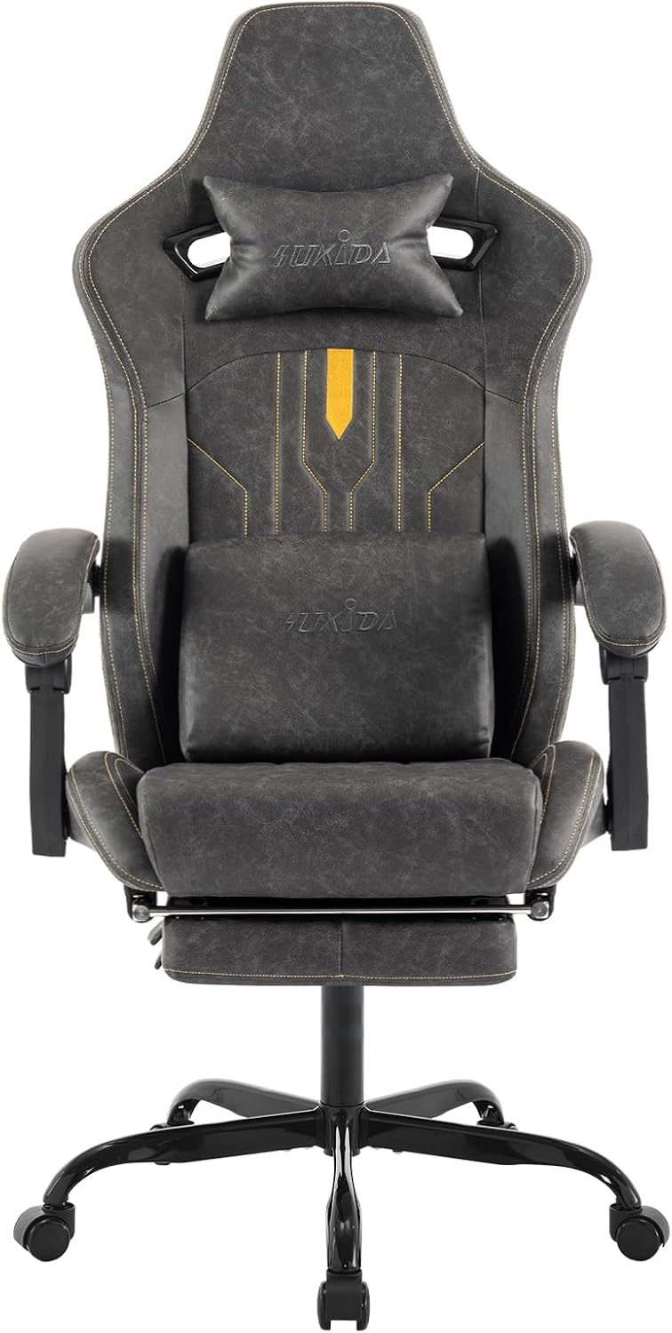 Silla de juego con reposapiés, - Office Chair Cushion reseña y precio