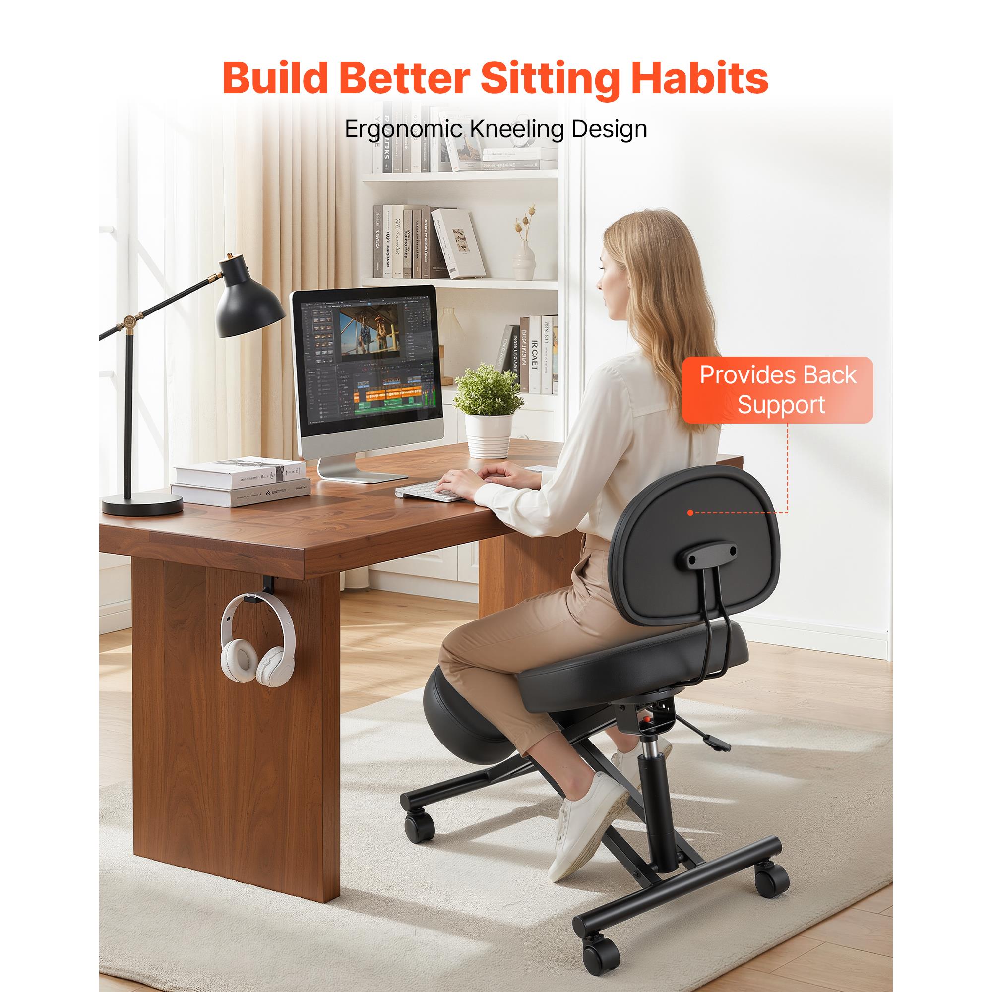 Silla ergonómica con respaldo  - Office Chair reseña y precio
