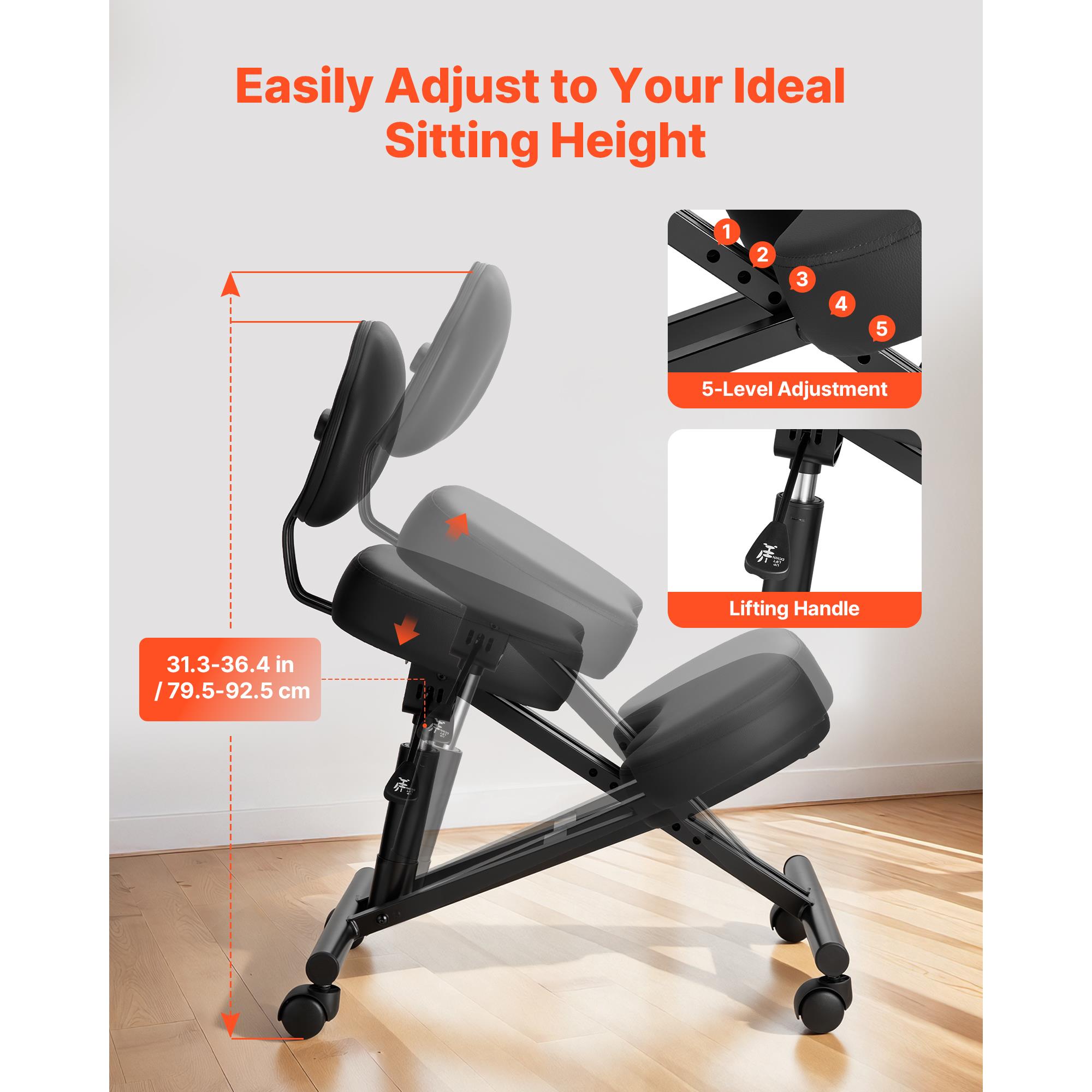 Silla ergonómica con respaldo  - Office Chair reseña y precio