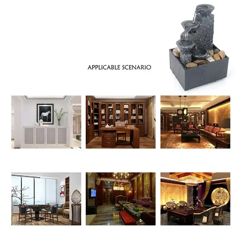 Adornos de fuente de agua USB, - Office Furniture Brands reseña y precio