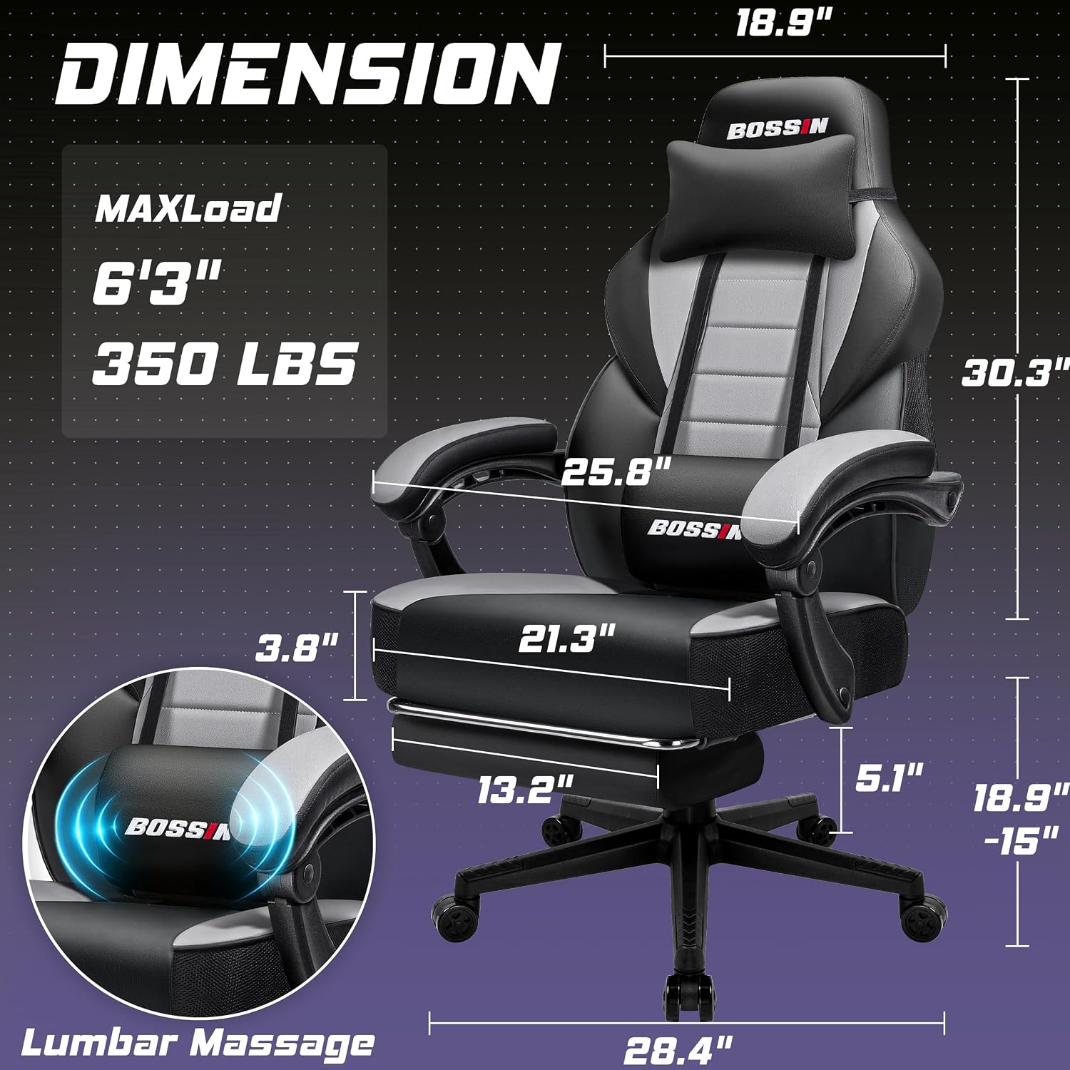 Silla de juego con función de  - Office Chair Cushion reseña y precio