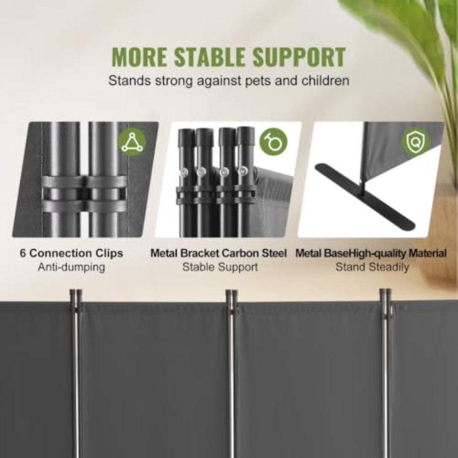 Separador de ambientes de tela - Partition Screen Divider reseña y precio
